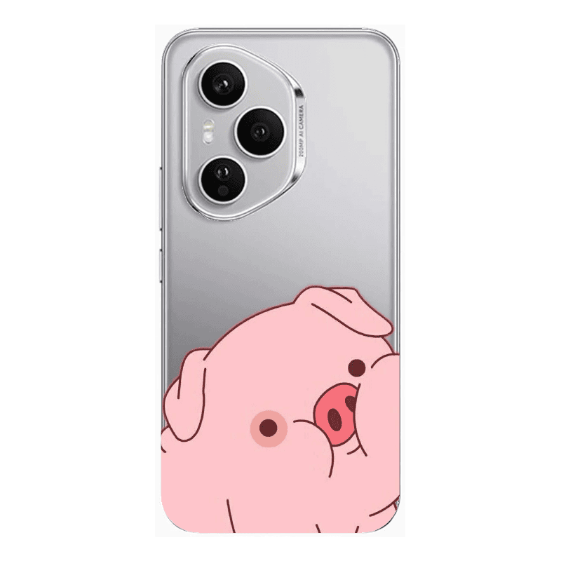 Honor Magic 400 Pro Piggy 1 Transparent Silicone TPU Θήκη
